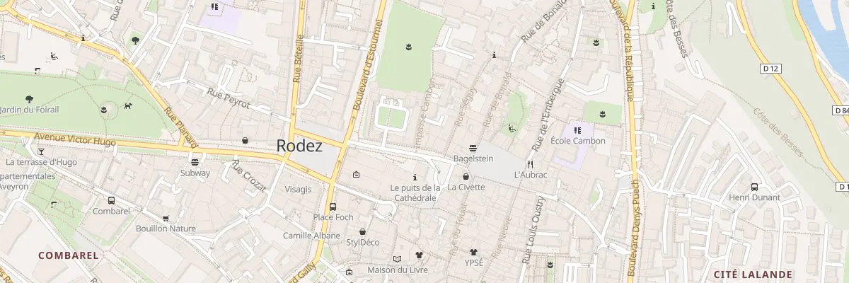 Plan du 2 Imp Cambon à Rodez