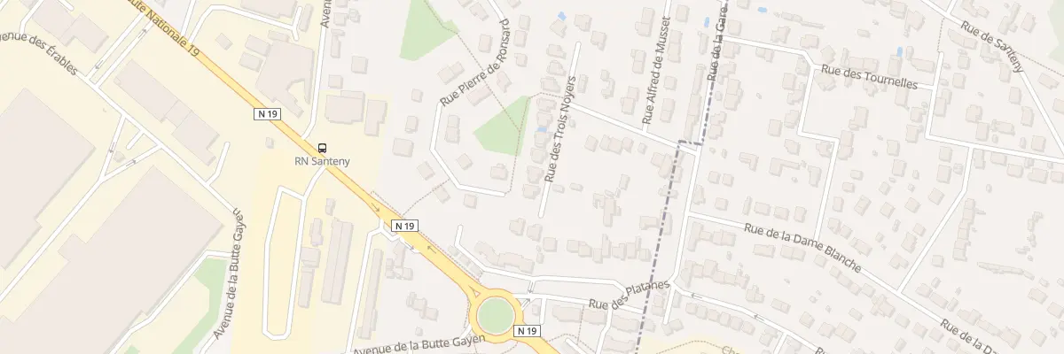 Plan du 20 Rue des Trois Noyers à Santeny