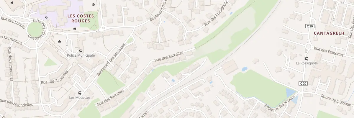 Plan du 12 Rue des Sarcelles à Onet-le-Château