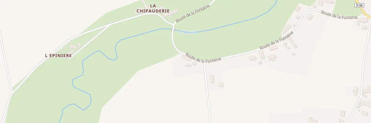 Plan du 24 Rte de la Fontaine à Vornay