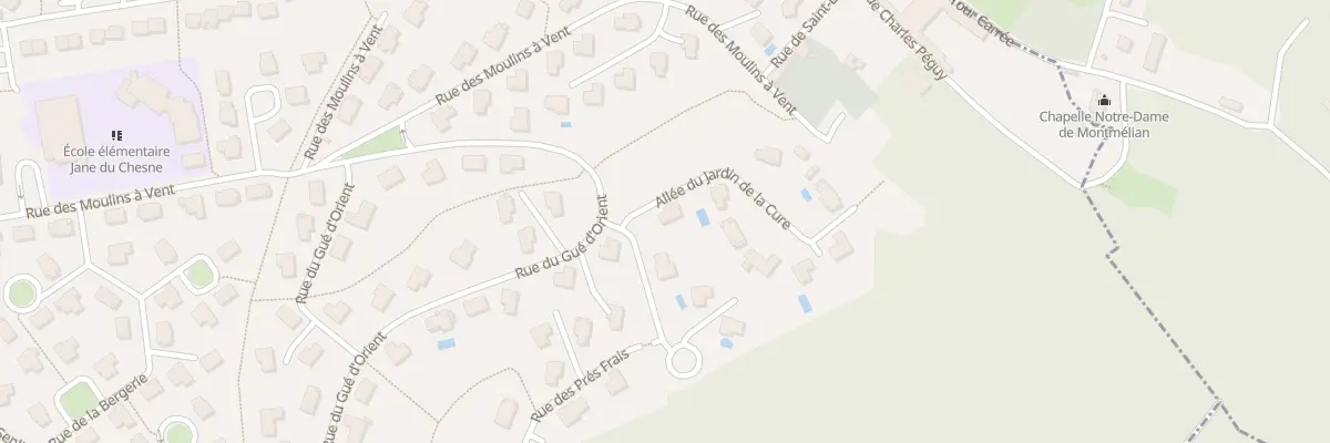 Plan du 2 All du Jardin de la Cure à Saint-Witz
