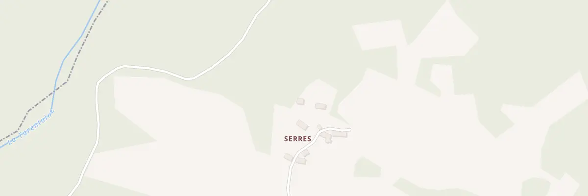 Plan du 6138 Serres à Champs-sur-Tarentaine-Marchal
