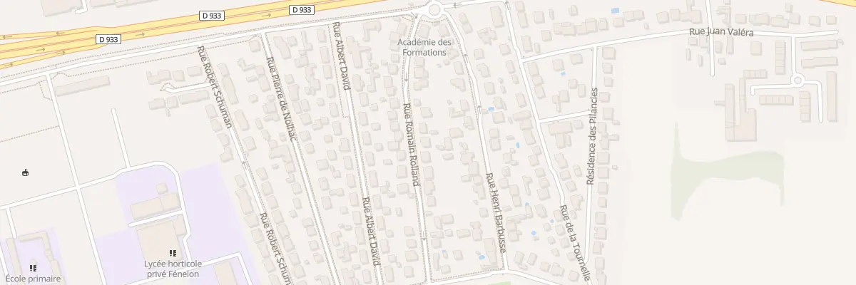 Plan du 17 Rue Romain Rolland à Vaujours