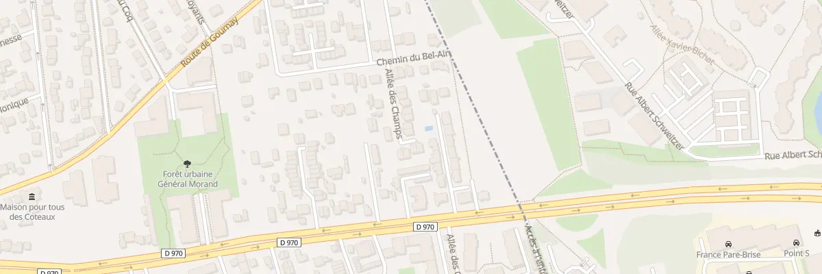 Plan du 205 Av Emile Cossonneau à Noisy-le-Grand
