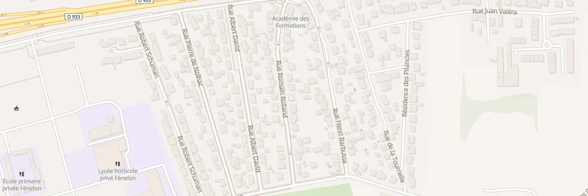 Plan du 19 Rue Romain Rolland à Vaujours
