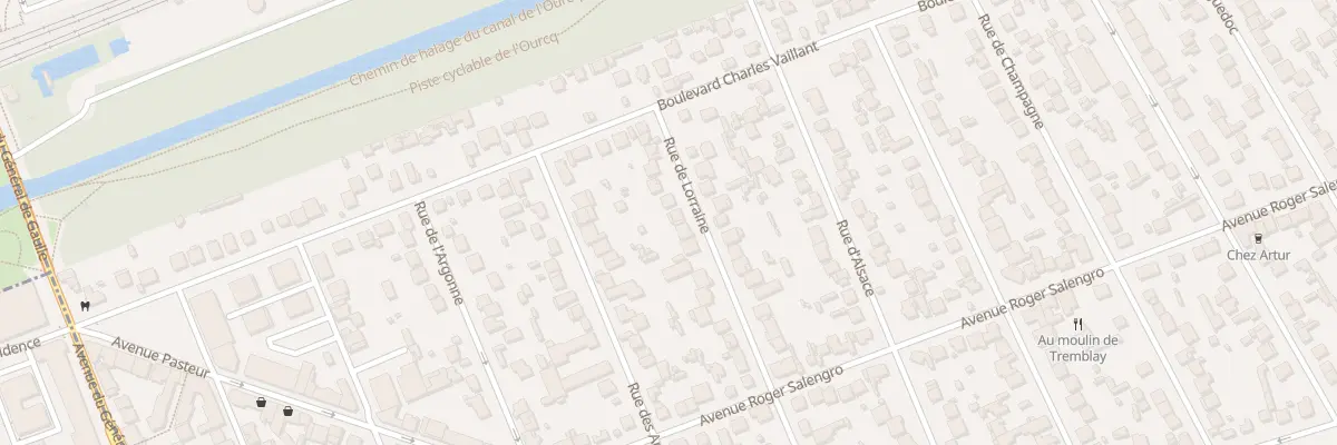 Plan du 12 Rue de Lorraine à Tremblay-en-France