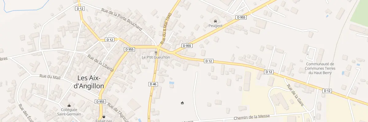 Plan du 6 Rte de Rians aux Aix-d’Angillon