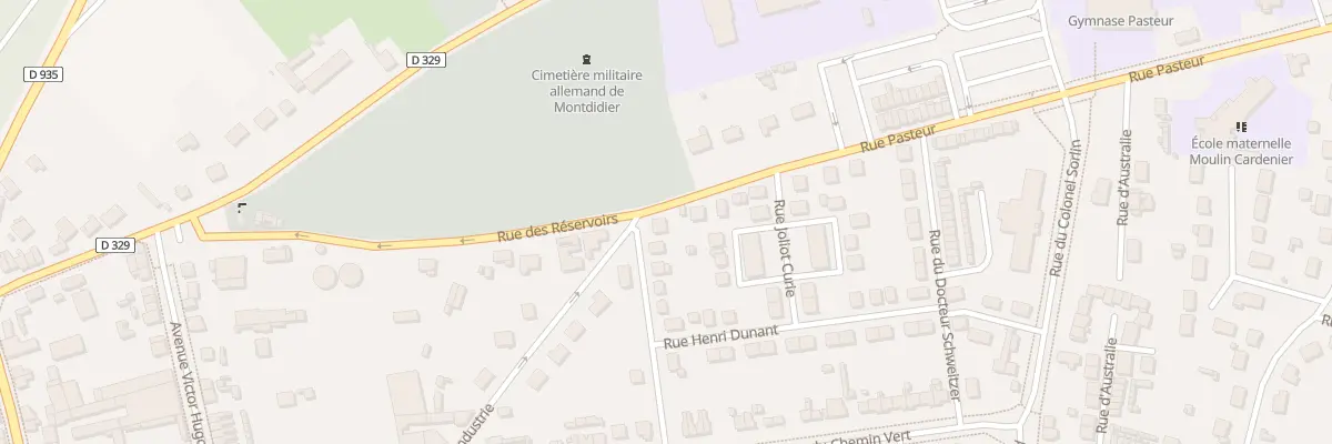 Plan du 2 Rue Pasteur à Montdidier