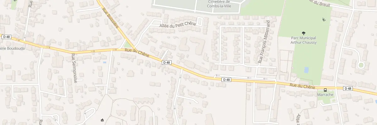 Plan du 42 Rue du Chêne à Combs-la-Ville