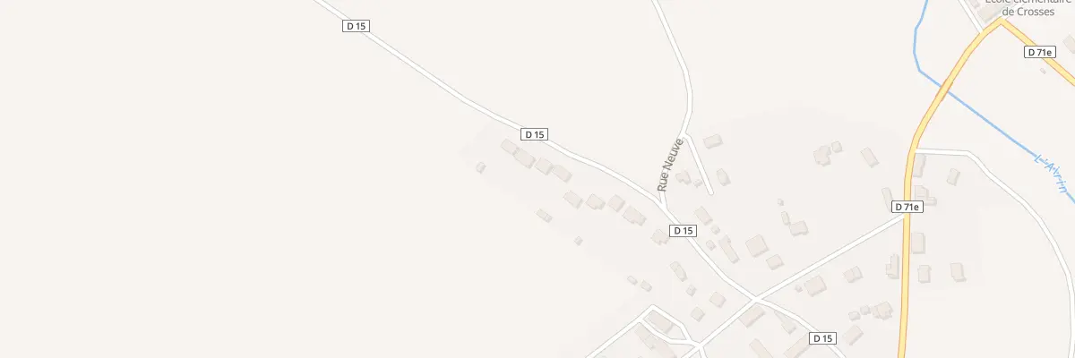 Plan du 15 Rue de la Cropette à Crosses