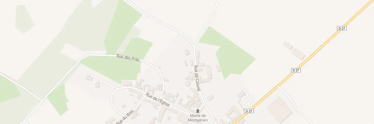 Plan du 13 Rue de Coivrel à Montgérain