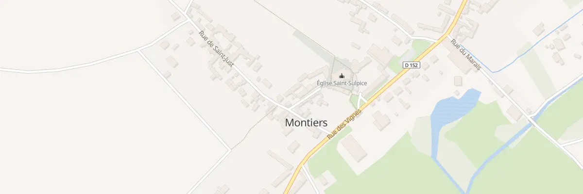 Plan du 3 Rue de l’Eglise à Montiers