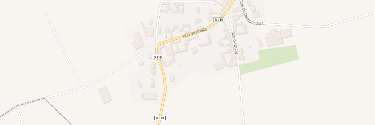 Plan du 11 Rue de Bresle à Laviéville