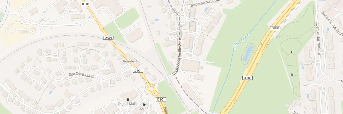 Plan du 9012 Saint-Louis à Rodez
