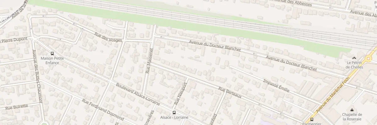 Plan du 42 Rue Berteaux à Chelles