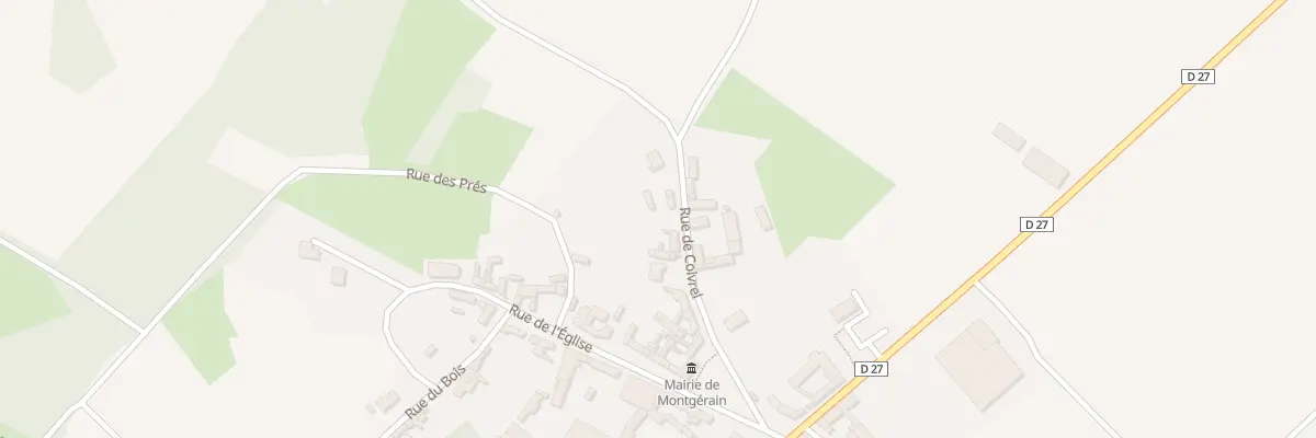 Plan du 11 Rue de Coivrel à Montgérain
