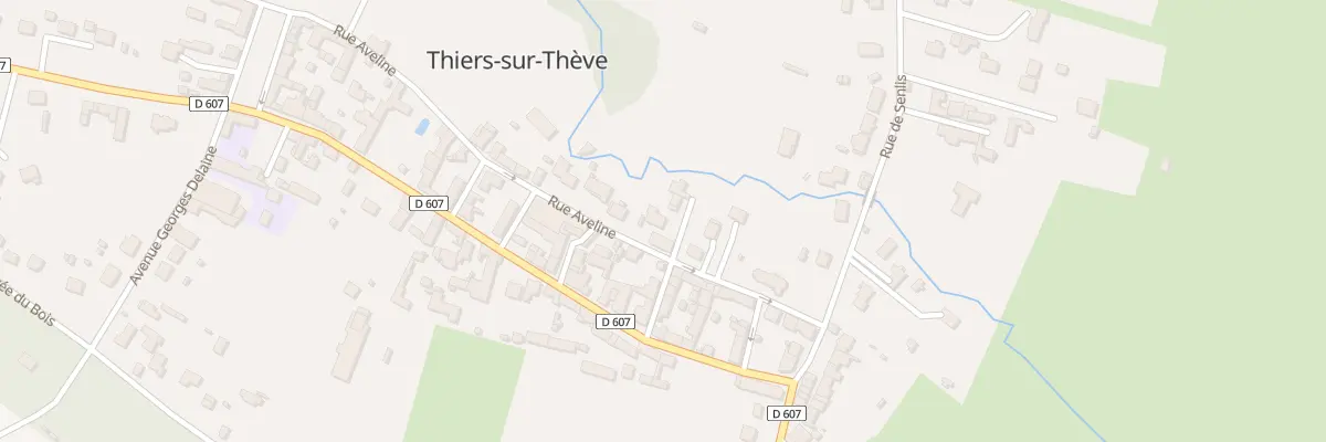 Plan du 7 Rue du Pont de la Rose à Thiers-sur-Thève