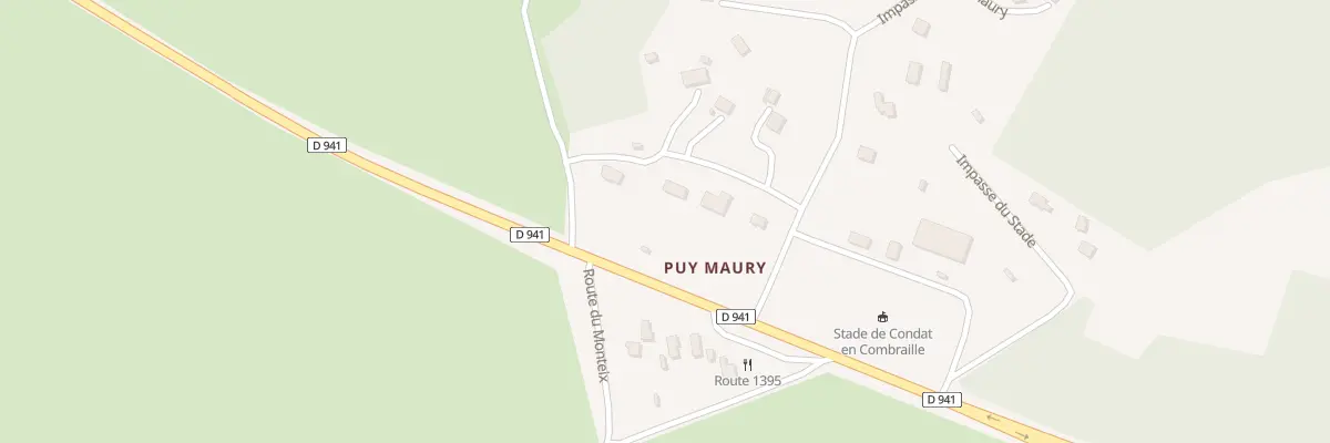 Plan du 5124C Puy Maury à Condat-en-Combraille