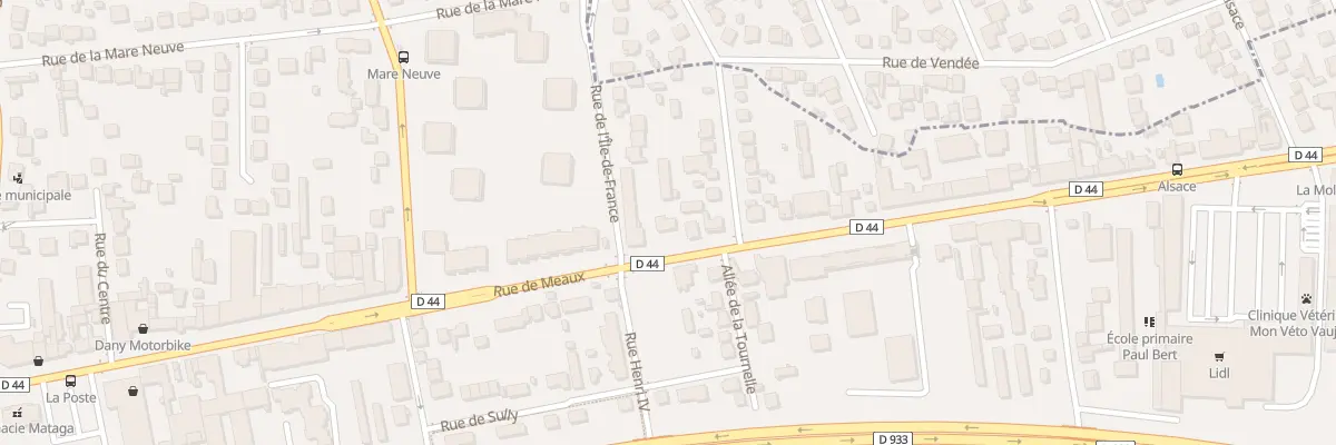 Plan du 177 Rue de Meaux à Vaujours