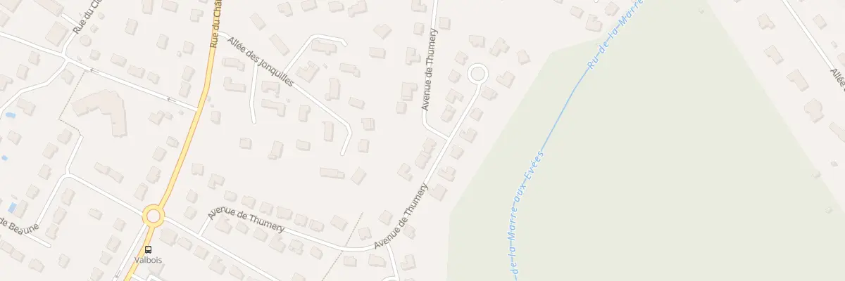Plan du 35 Av de Thumery à Boissise-le-Roi