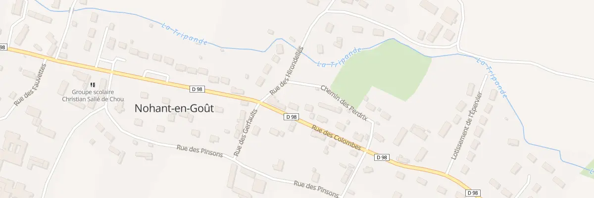 Plan du 35 Rue des Colombes à Nohant-en-Goût