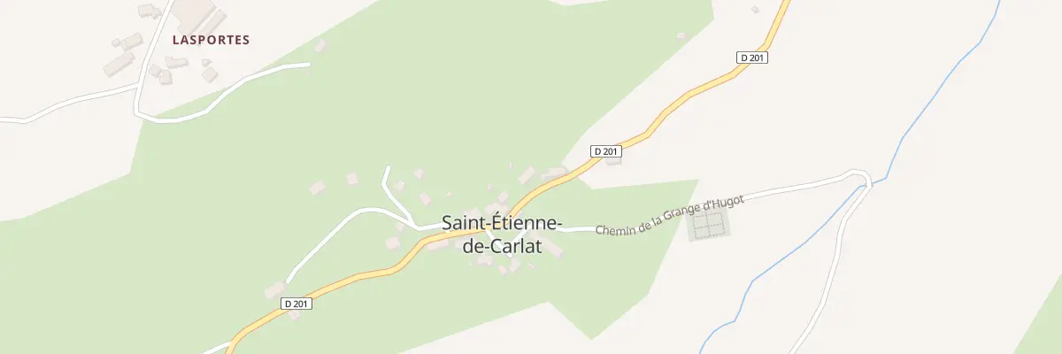 Plan du 5018 Le Bourg à Saint-Étienne-de-Carlat