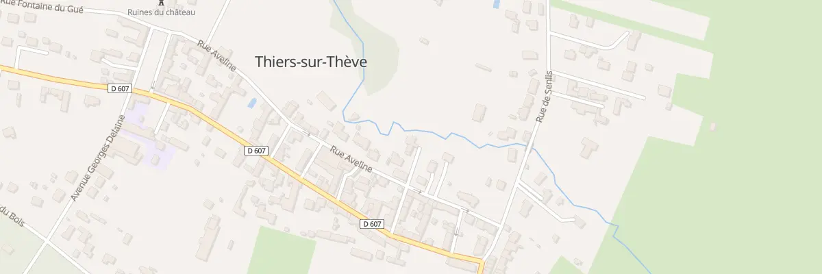 Plan du 11 Rue du Pont de la Rose à Thiers-sur-Thève