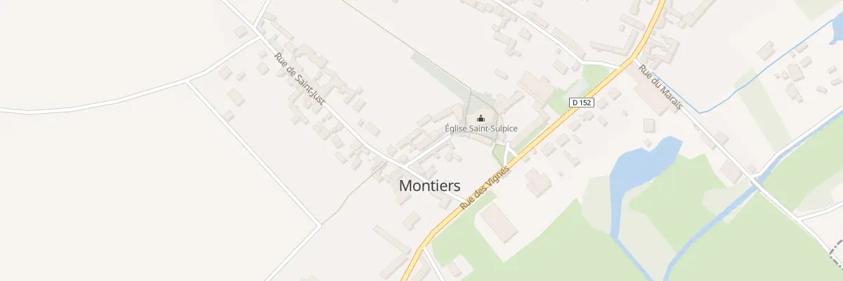 Plan du 5 Rue de l’Eglise à Montiers