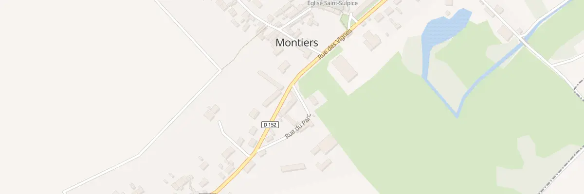 Plan du 26 Rue des Vignes à Montiers
