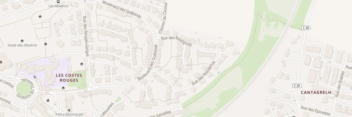 Plan du 10 Rue des Chardonnerets à Onet-le-Château