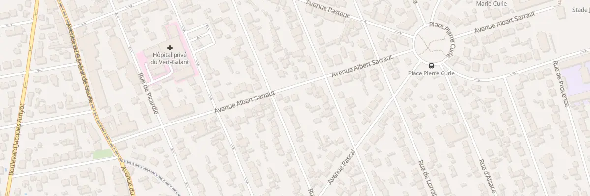 Plan du 28 Av Albert Sarraut à Tremblay-en-France