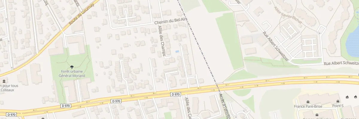 Plan du 9 All des Tamaris à Noisy-le-Grand