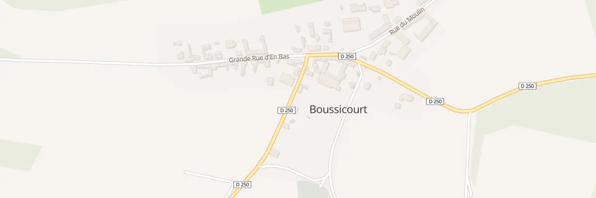 Plan du 1 Rue de Bouillancourt à Boussicourt