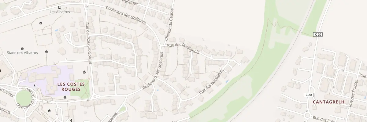 Plan du 8 Rue des Chardonnerets à Onet-le-Château