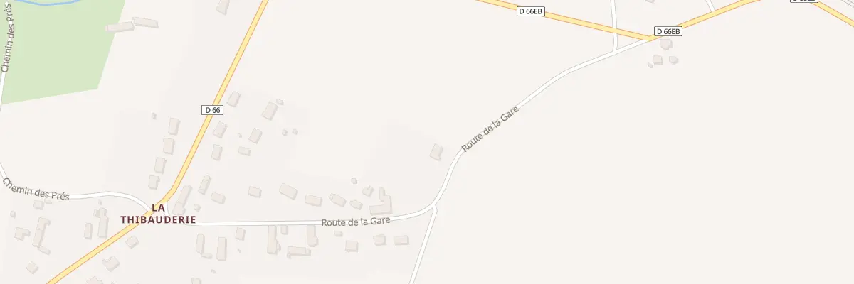 Plan du 13B Rte de la Gare à Savigny-en-Septaine