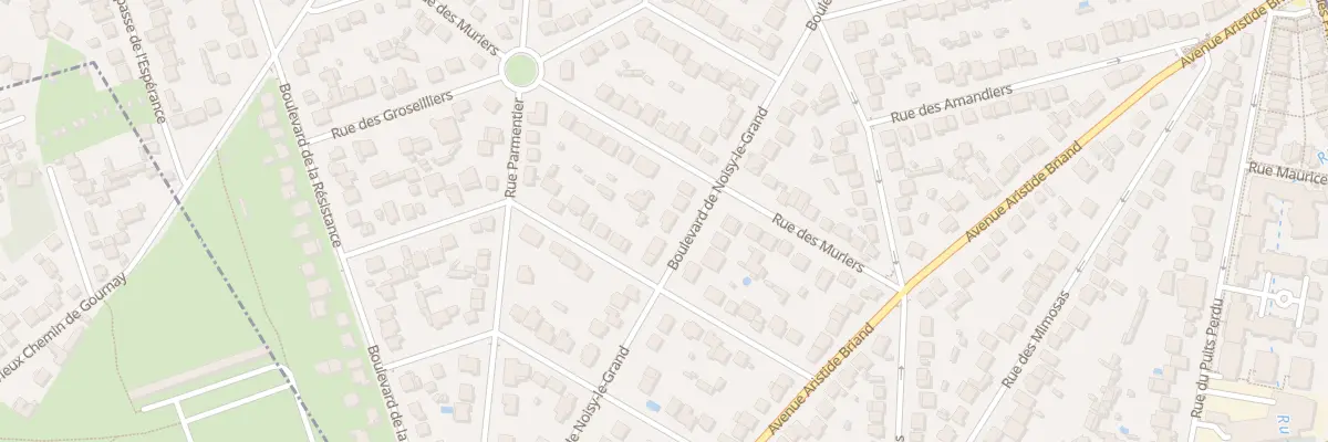 Plan du 62 Bd de Noisy le Grand à Gournay-sur-Marne