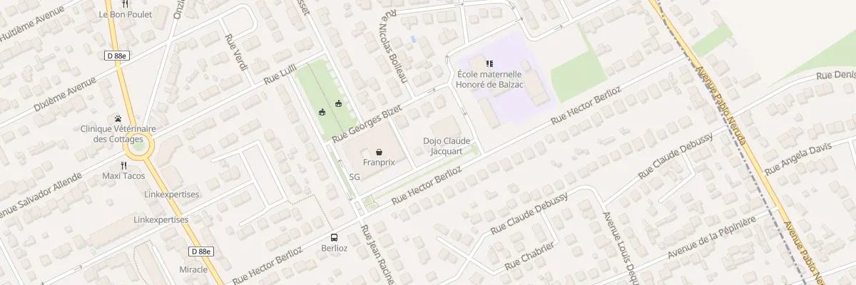 Plan du 31 Rue Hector Berlioz à Tremblay-en-France