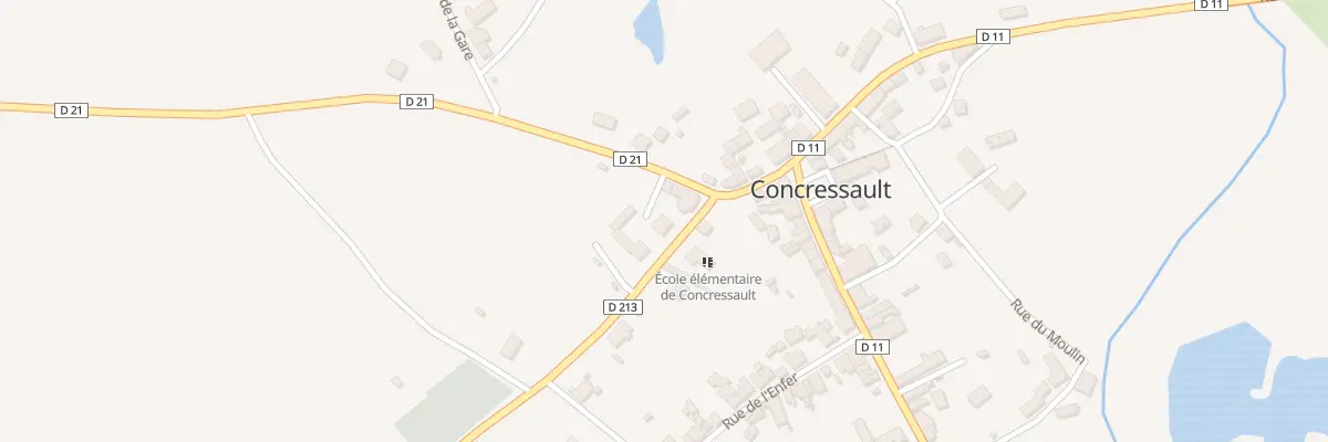 Plan du 2 Rue de la Mairie à Concressault
