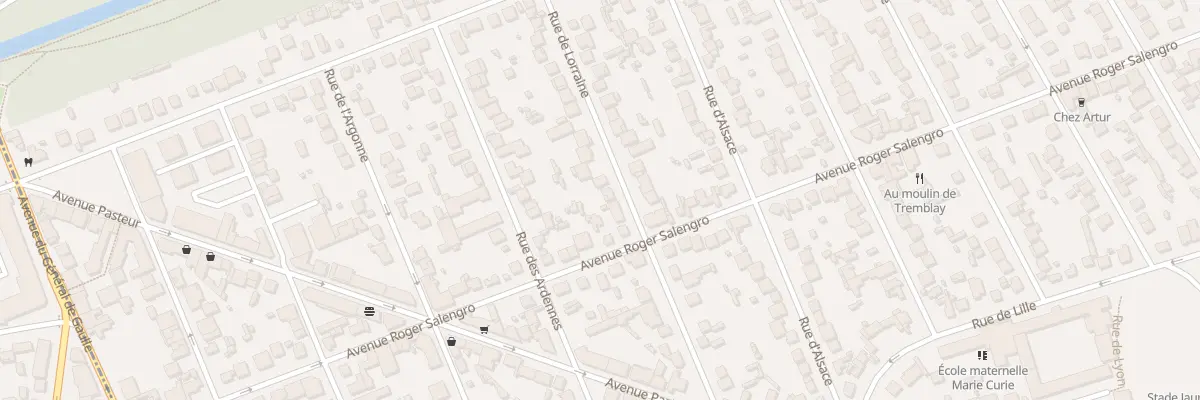 Plan du 28 Rue de Lorraine à Tremblay-en-France
