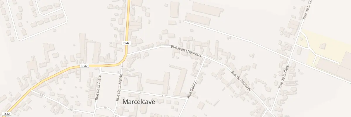 Plan du 14 Rue Jean Lheureux à Marcelcave