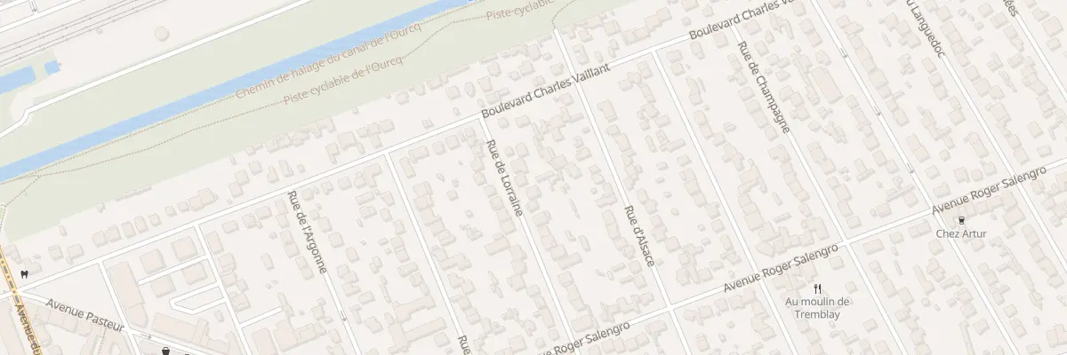Plan du 7 Rue de Lorraine à Tremblay-en-France