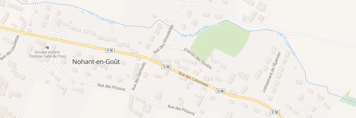 Plan du 37 Rue des Colombes à Nohant-en-Goût