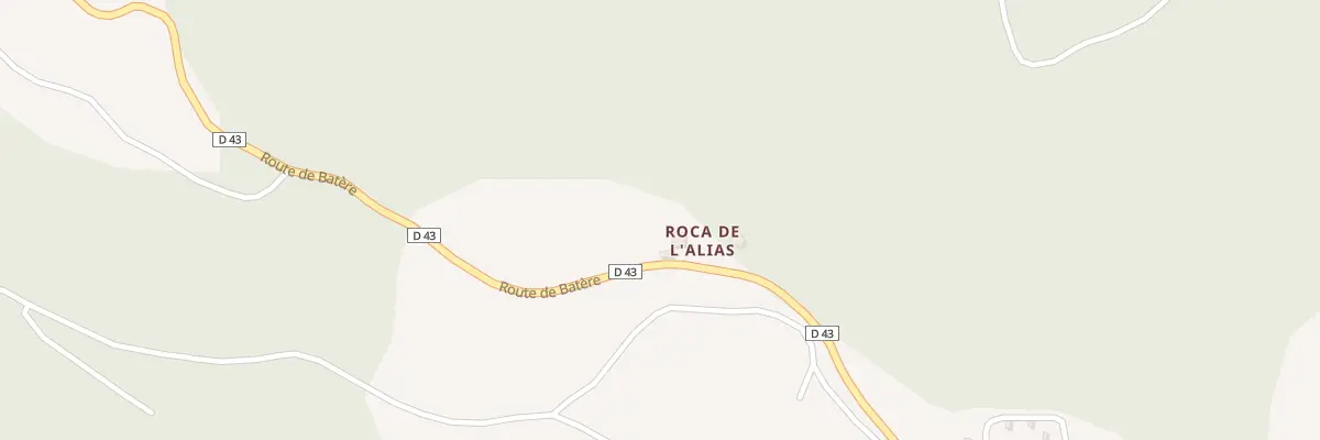 Plan du 5001F Rte de Batere à Corsavy