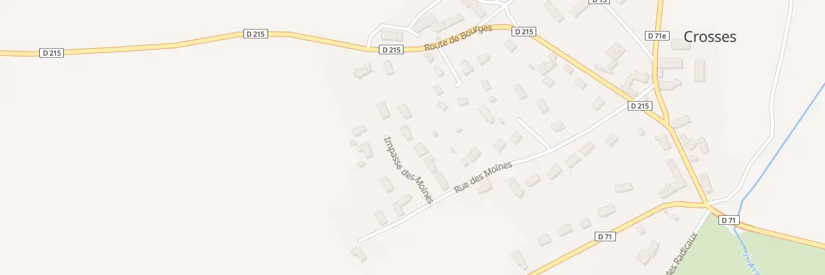 Plan du 1 Imp des Moines à Crosses
