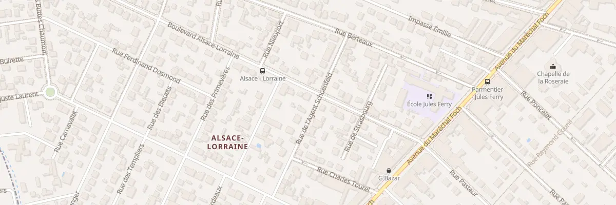 Plan du 19 Bd Alsace Lorraine à Chelles