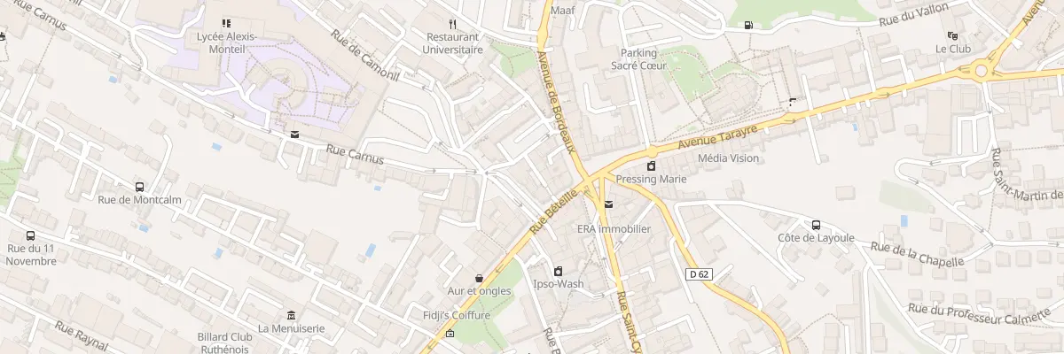 Plan du 4 Rue de Camonil à Rodez