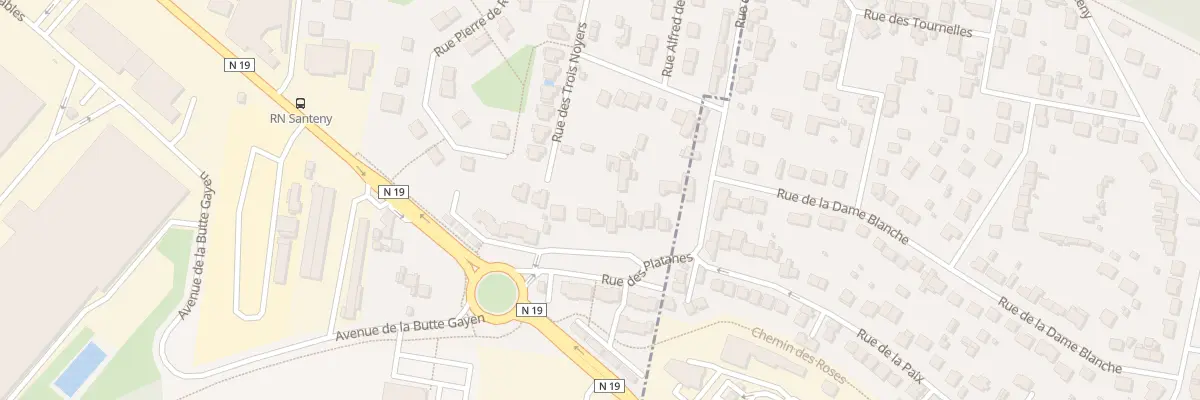 Plan du 3 Rue du Château d’Eau à Santeny