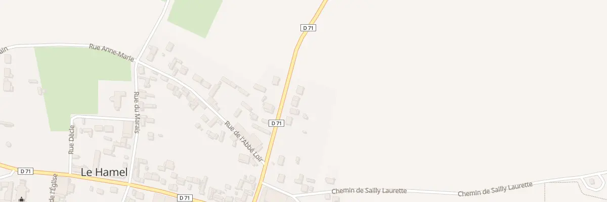 Plan du 5180 Rue des Anges au Hamel