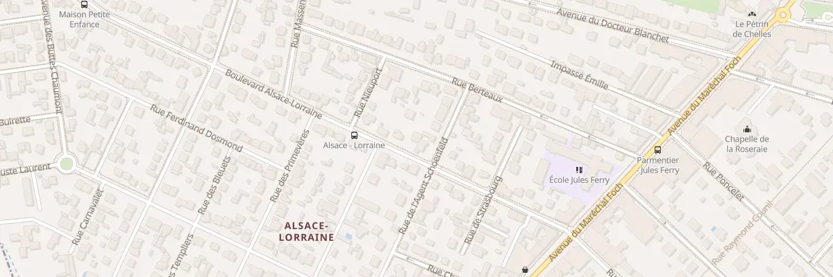 Plan du 24 Bd Alsace Lorraine à Chelles