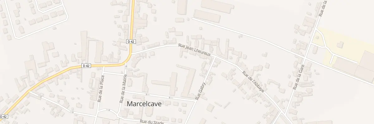 Plan du 20 Rue Jean Lheureux à Marcelcave